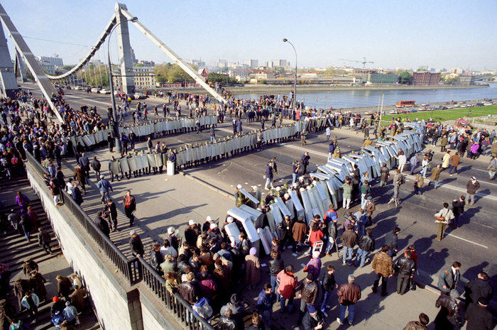 Многие улицы Москвы были перекрыты